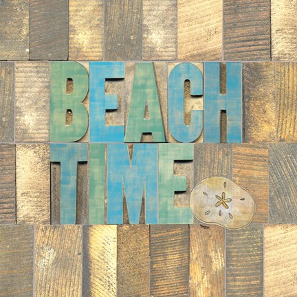Framed Beach Time II Print