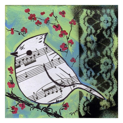 Framed Bird Song 2 Print