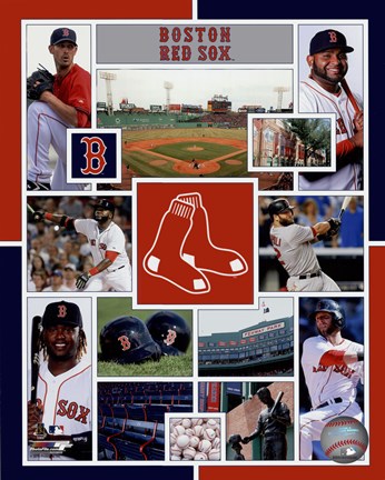 Framed Boston Red Sox 2015 Team Composite Print