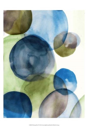 Framed Floating Dots IV Print