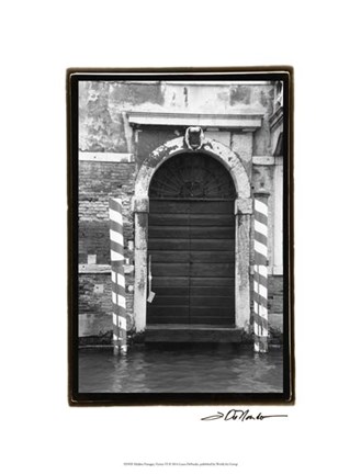 Framed Hidden Passages, Venice VI Print