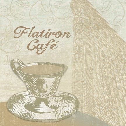 Framed Flatiron Cafe Print