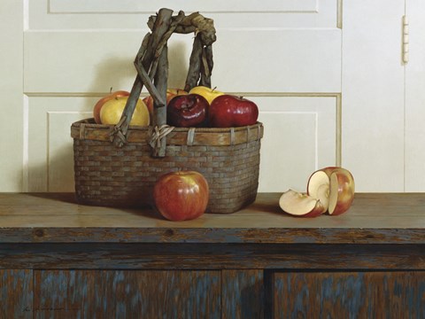 Framed Still Life With Apples Print