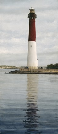 Framed Barnegat Lighthouse Print