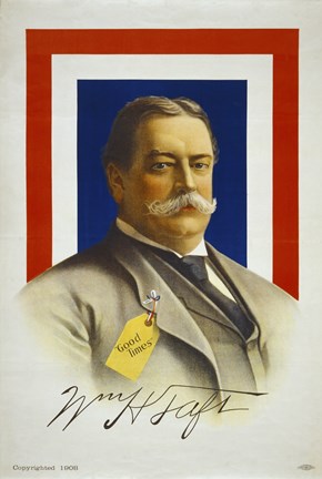 Framed William Howard Taft, Candidate for U.S. President Print