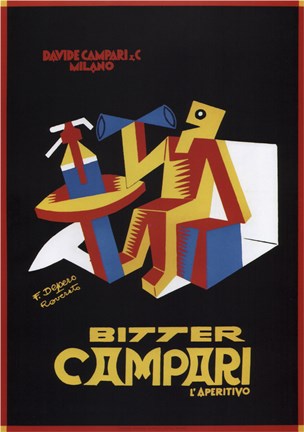 Framed Campari Print