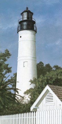 Framed Key West Lighthouse Print