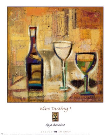 Framed Wine Tasting I Print