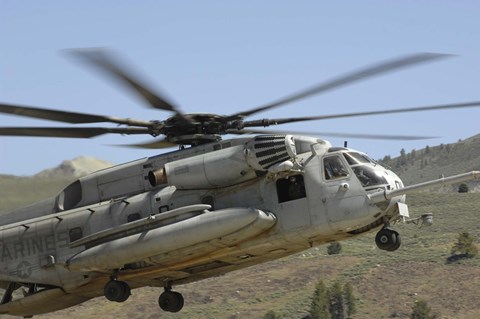 Framed CH-53 Super Stallion Print