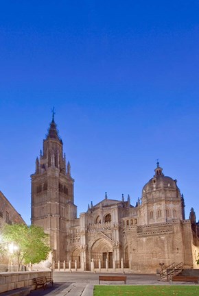 Framed Toledo Cathedral at Dawn, Toledo, Spain Print