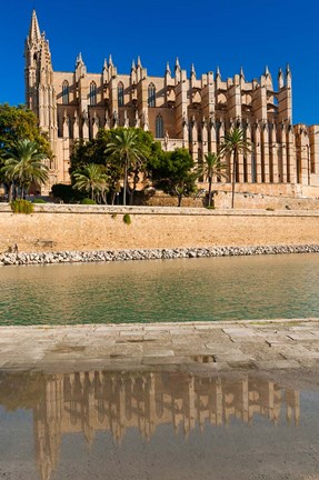 Framed Cathedral of Santa Maria of Palma, Majorca, Balearic Islands, Spain Print