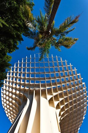 Framed Metropol Parasol, Plaza de la Encarnacion, Seville, Spain Print