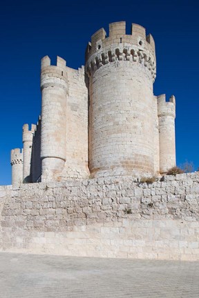 Framed Castillo Penafiel, Penafiel, Valladolid Province, Spain Print