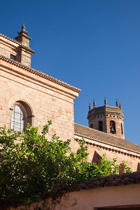 Framed Spain, Andalusia The San Mateo Church in Banos de la Encina Print