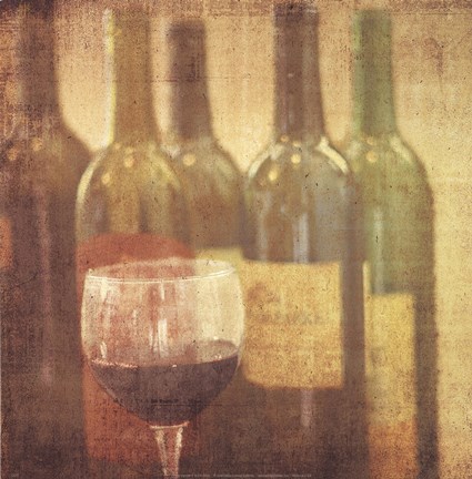 Framed Wine Vignette II Print