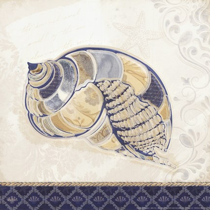 Framed Ocean Pearl Whelk Print