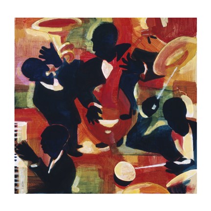 Framed Untitled (Jazz Band) Print