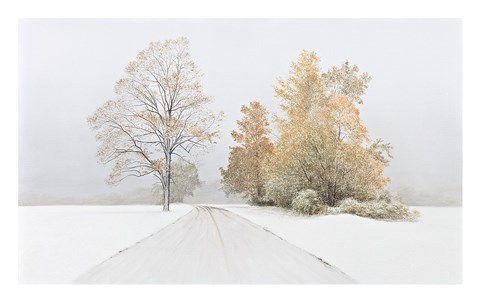 Framed Autumn Snowfall Print