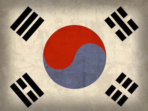 Framed Southkorea Print