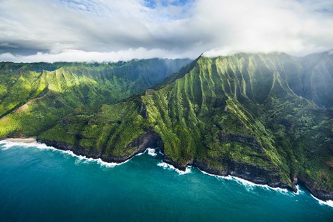 Framed Na Pali Coast 2 Print