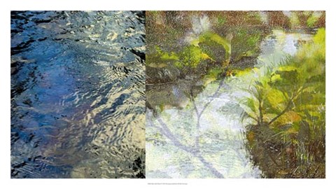 Framed River Mod Panel I Print
