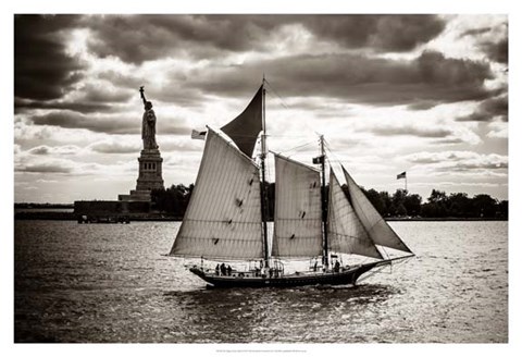 Framed Clipper &amp; the Liberty Print