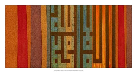 Framed Language of Color II Print