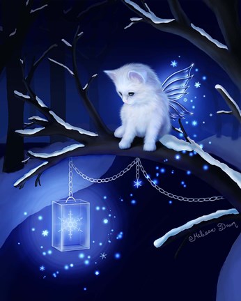 Framed Snowflake Fairytail Print