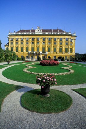 Framed Schonbrunn Palace, Vienna, Austria Print