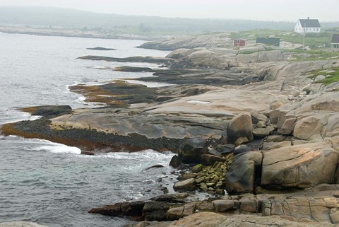 Framed Peggy&#39;s Cove, Nova Scotia, Canada Print