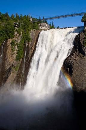 Framed Montmorency Falls, Quebec City Print