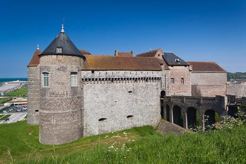 Framed Dieppe Chateau Musee Castle Print