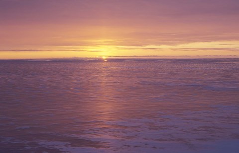 Framed Lake Superior Sunset 31 Print