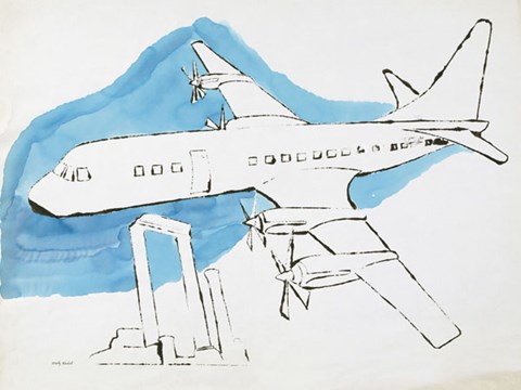 Framed Airplane, c. 1959 Print