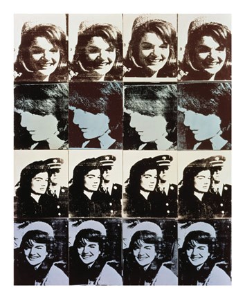 Framed Sixteen Jackies, 1964 Print