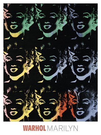 Framed Marilyn, c. 1979-86 Print