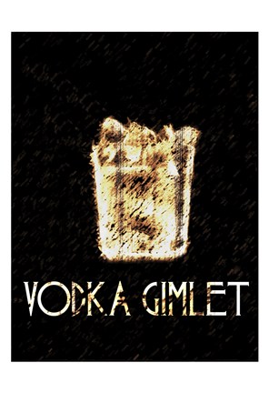 Framed Vintage Vodka Print