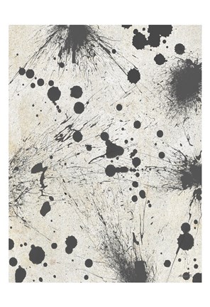 Framed Ink Splatter Print