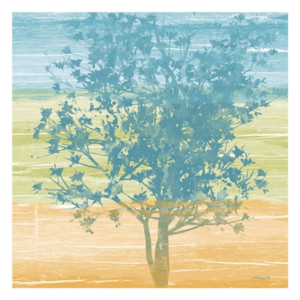 Framed Tranquil Tree 8 Print