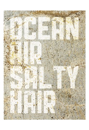 Framed Ocean Textures 5 Print