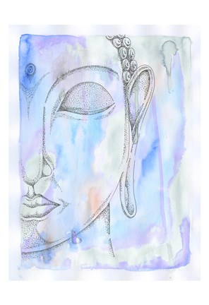 Framed Radiant Buddha Print
