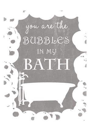 Framed Bubbles In My Bath Print