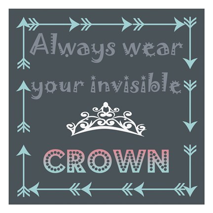 Framed Wear Your Crown Print
