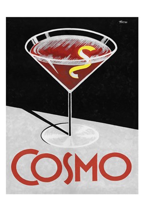 Framed Retro Cosmo Time Print