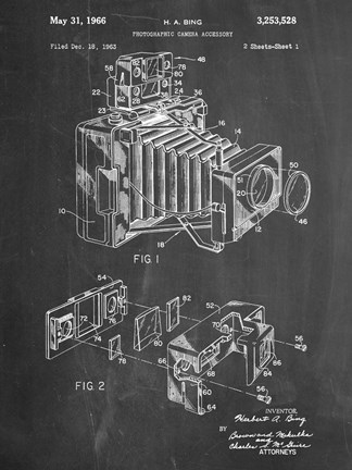 Framed Photographic Camera Accessory Print