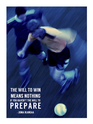 Framed Will to Win Print