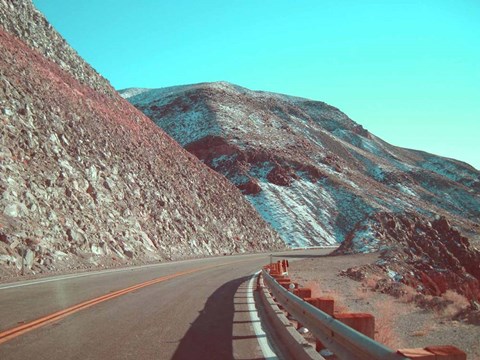 Framed Death Valley Road 1 Print