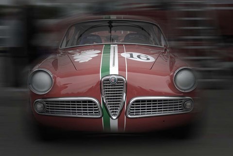 Framed Alfa Romeo Laguna Seca 2 Print
