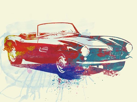 Framed BMW 507 Print