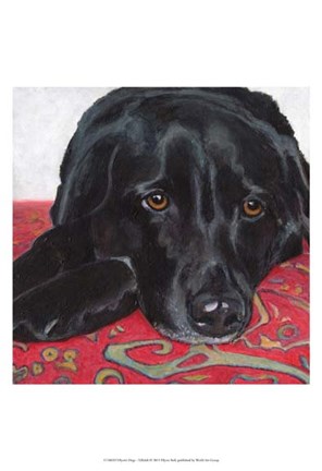 Framed Dlynn&#39;s Dogs - Tallulah Print